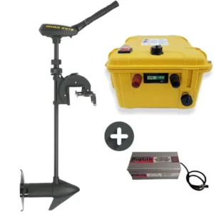 Pack Minn Kota Traxxis 55 Lbs 12V avec valise batterie lithium 160A et chargeur offert